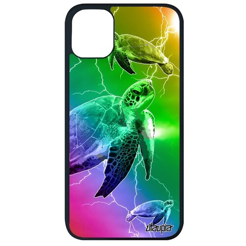фото Защитный чехол на смартфон // iphone 11 pro max // "черепаха" панцирная стиль, utaupia, голубой