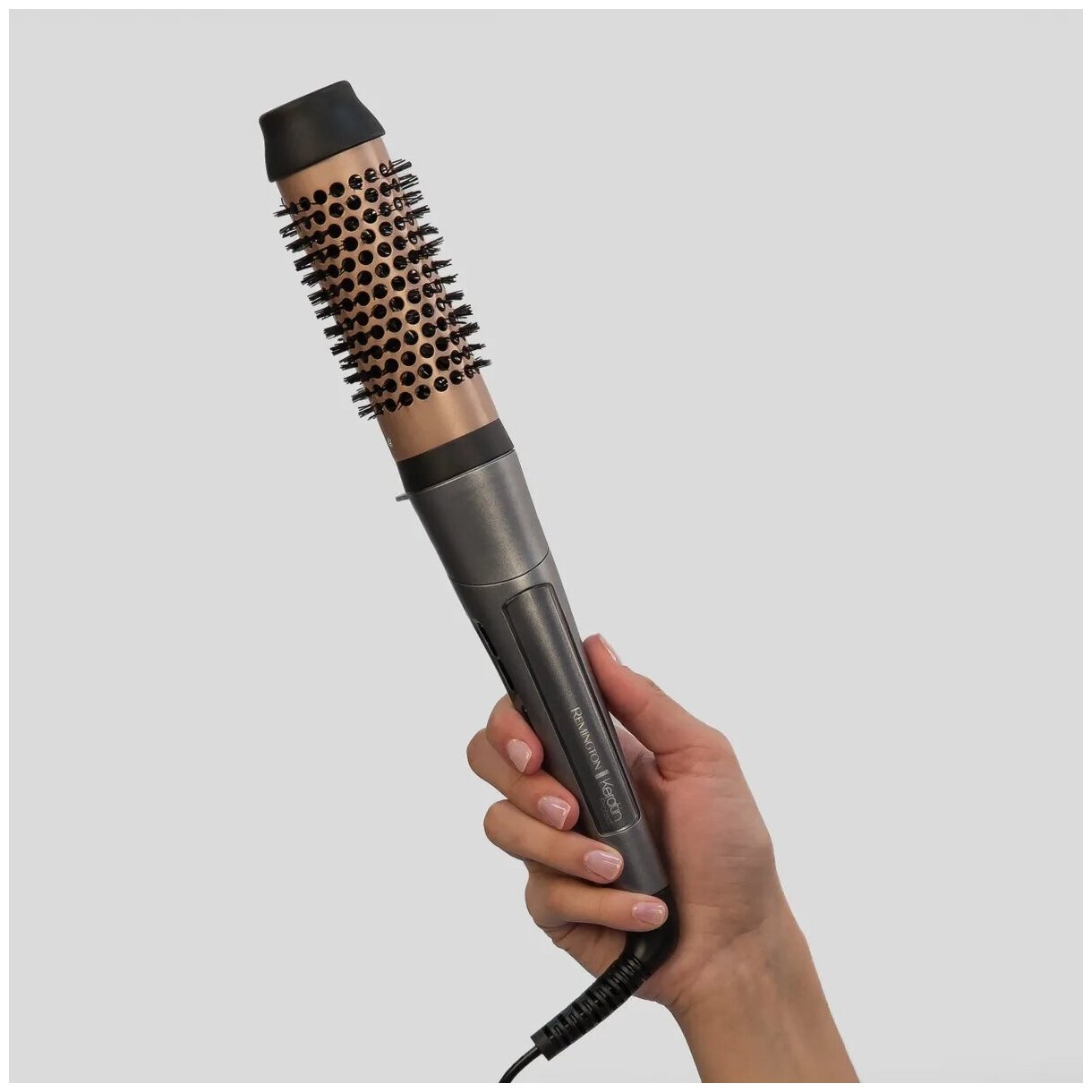 Фен-щетка Remington CB8338 Keratin Protect Heated Barrel Brush 45606560100 - фотография № 4