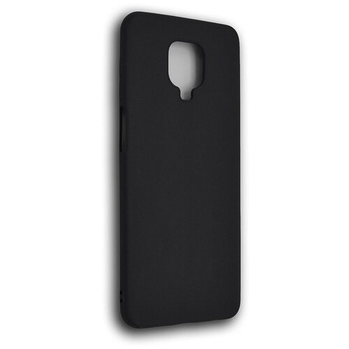 фото Чехол justc для xiaomi redmi note 9s, силикон (tpu), матовый черный