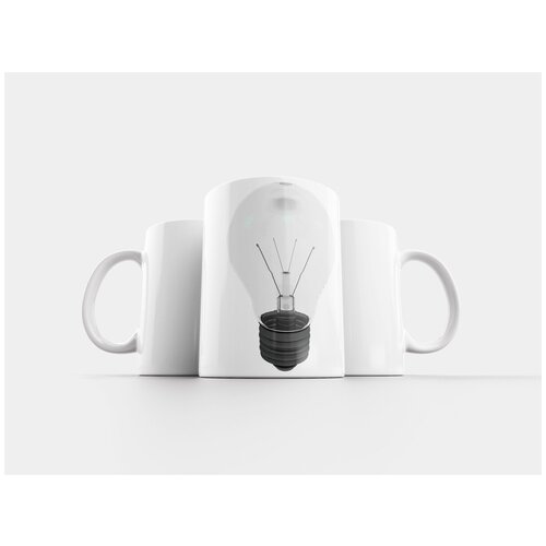 фото Кружка "лампочка, прозрачный, рамки png" 320 мл lotsprints