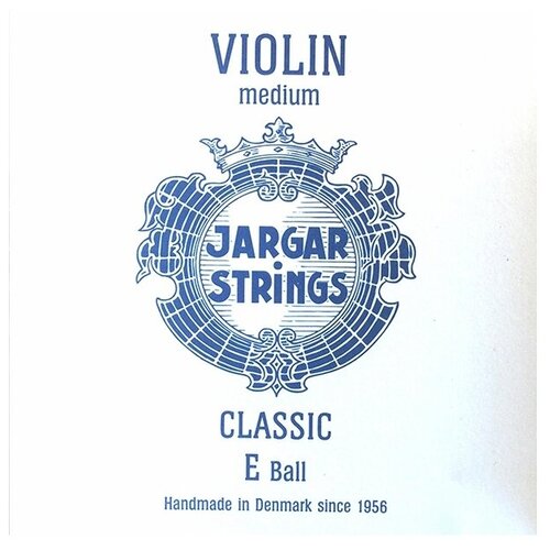 Струна E для скрипки Jargar Classic Medium Blue Ball 004
