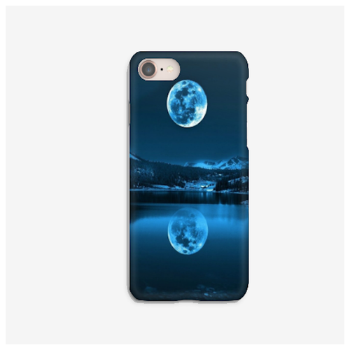 фото Силиконовый чехол луна на apple iphone 7 plus/ айфон 7 плюс xcase