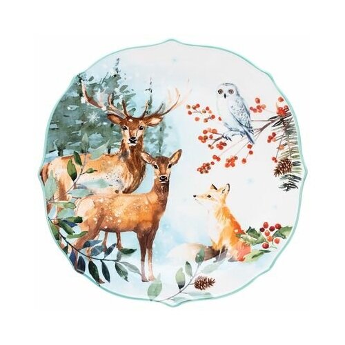 фото Тарелка обеденная лесная сказка 26,5 см lefard (154782)