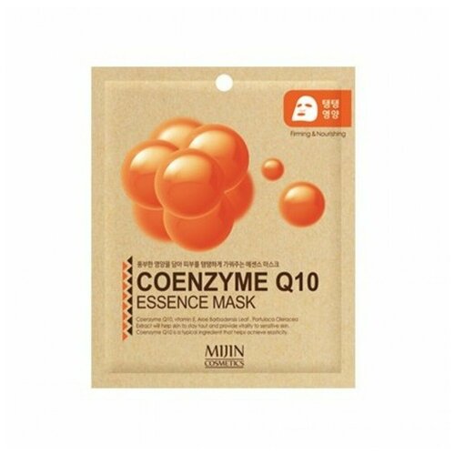 MIJIN Маска тканевая д/лица Коэнзим COENZYME Q10 ESSENCE MASK 25гр