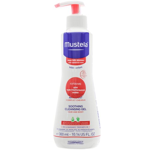 Mustela Гель для купания успокаивающий, 300 мл