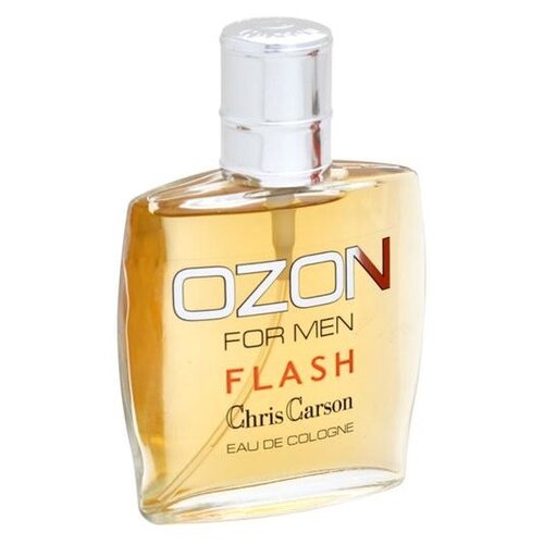 Chris Carson одеколон Ozon for men Flash, 60 мл, 204 г одеколон мужской ozon for men storm 60 мл