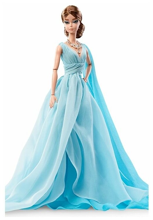 Кукла Barbie Blue Chiffon Ball Gown (Барби в Голубом шифоновом платье)