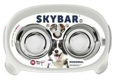 Moderna Skybar барный столик 2x850 20h, белый - фотография № 6