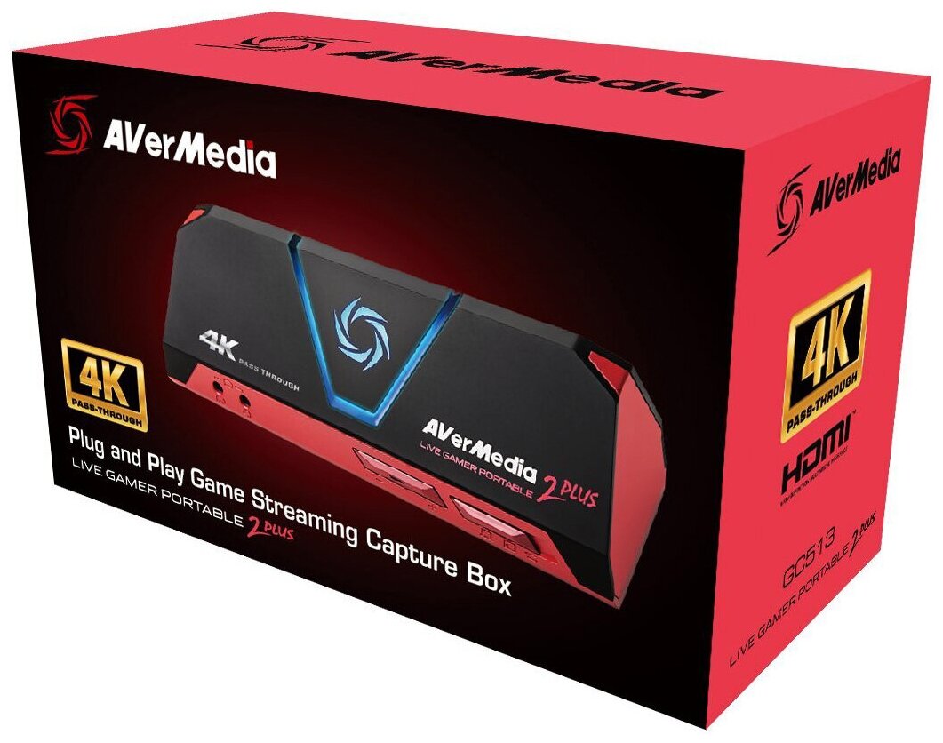 Карта видеозахвата Avermedia Live Gamer Portable 2 Plus внешний HDMI