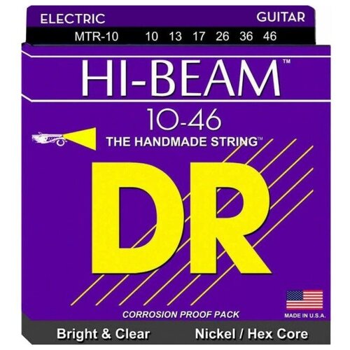 Струны для электрогитары DR String MTR-10 HI-BEAM