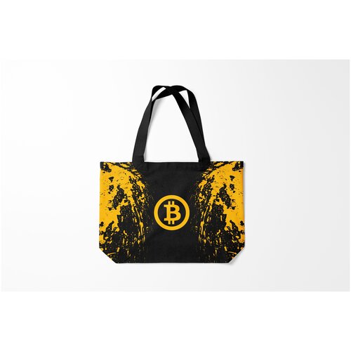 фото Сумка-шоппер / 46х35 см / мемы / биткоин и другие криптовалюты bitcoin burnettie