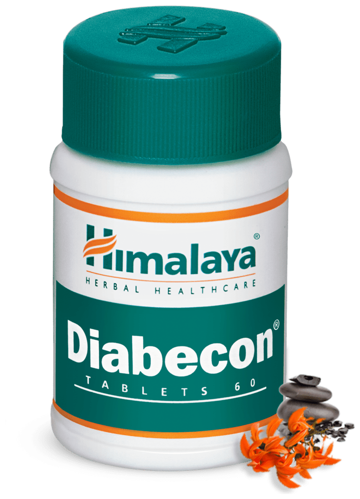 Таблетки Диабекон Двойная сила Хималая Хербалс (Diabecon DS Himalaya Herbals) при диабете и для контроля уровня сахара в крови, 60 таб