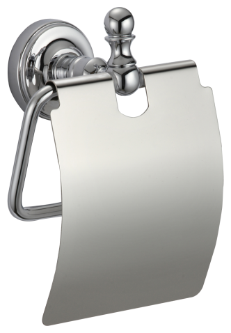Настенный держатель туалетной бумаги с крышкой GANZER (GZ31030) латунь, хром - фотография № 8