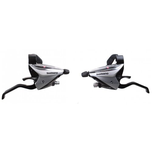 Ручки Dual Control Shimano ST-EF65 (3х7ск, под 3 пальца, серебро)