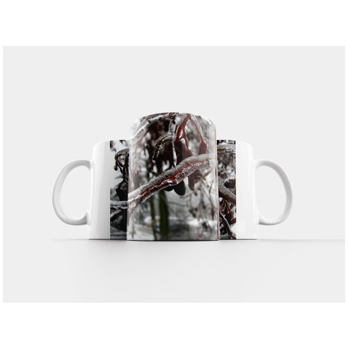 фото Кружка "зима, дерево, филиал" 320 мл lotsprints