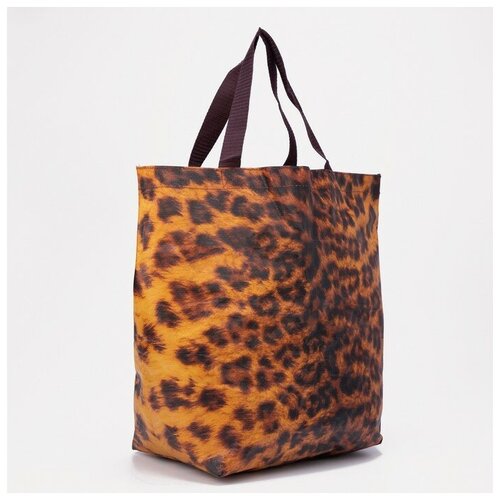 Сумка шопер, отдел без молнии, без подклада, цвет коричневый, TUZ