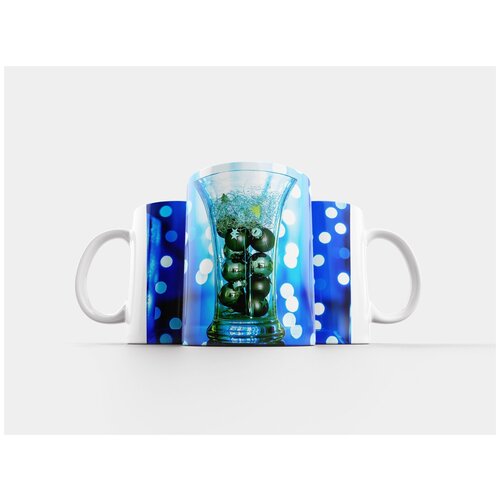 фото Кружка "задний план, цвет, синий" 320 мл lotsprints