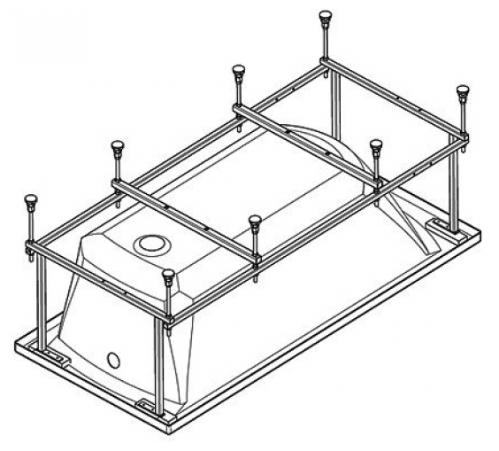 Монтажный комплект Фиджи 170х75 Santek 1WH501601 - фотография № 2