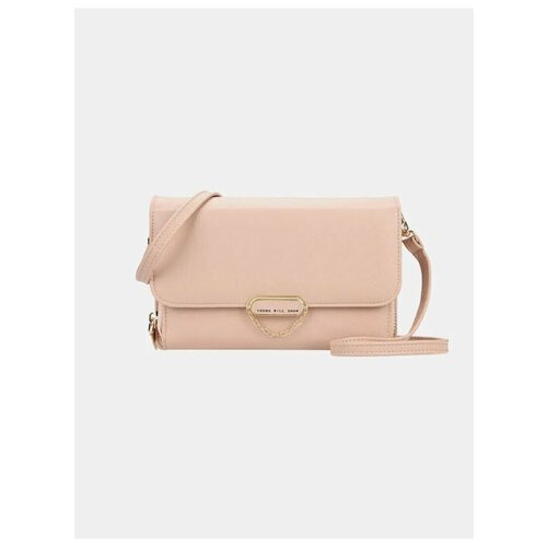 Сумка  клатч , фактура матовая, розовый