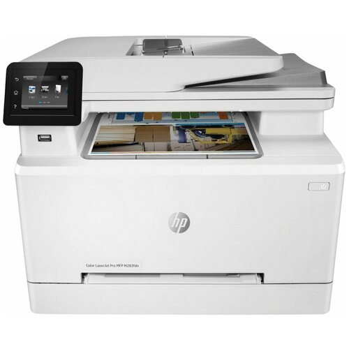 МФУ лазерное цветное HP Color LaserJet Pro M283fdn «4 в 1», 21 стр./ мин, 40000 стр./ месяц, дуплекс, АПД, Wi-Fi, сетевая карта