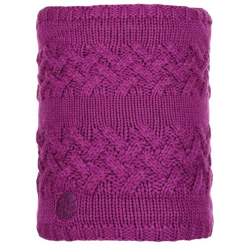 фото Шарф-труба buff neckwarmer knitted polar savva, фиолетовый, розовый