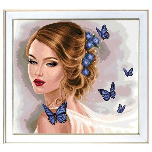 X-817 Набор для вышивания Expressions 'Голубая магия', 40x35 см