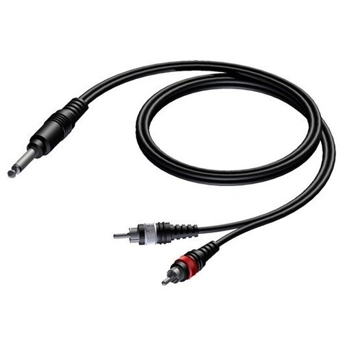 Кабель аудио 1xJack - 2xRCA Procab CAB715/3 3.0m кабель аудио 1xjack 2xrca bespeco slysrm180 1 8m