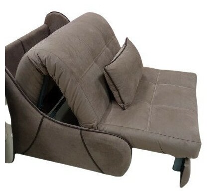 Кресло-кровать Relax Рио, аккордеон коричневый 95х105х90 см - фотография № 4