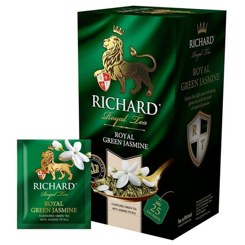 Чай Richard Royal Green Jasmine зелен., 25 пак 14731 , 2 шт.