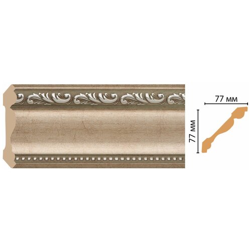 Плинтус потолочный DECOMASTER 154-59ДМ (77*77*2400мм)