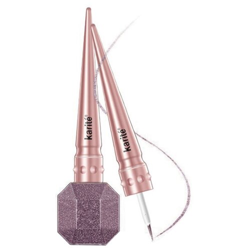 Karite Стойкая мерцающая подводка для глаз Glitter Eyeliner, оттенок 04 ruby