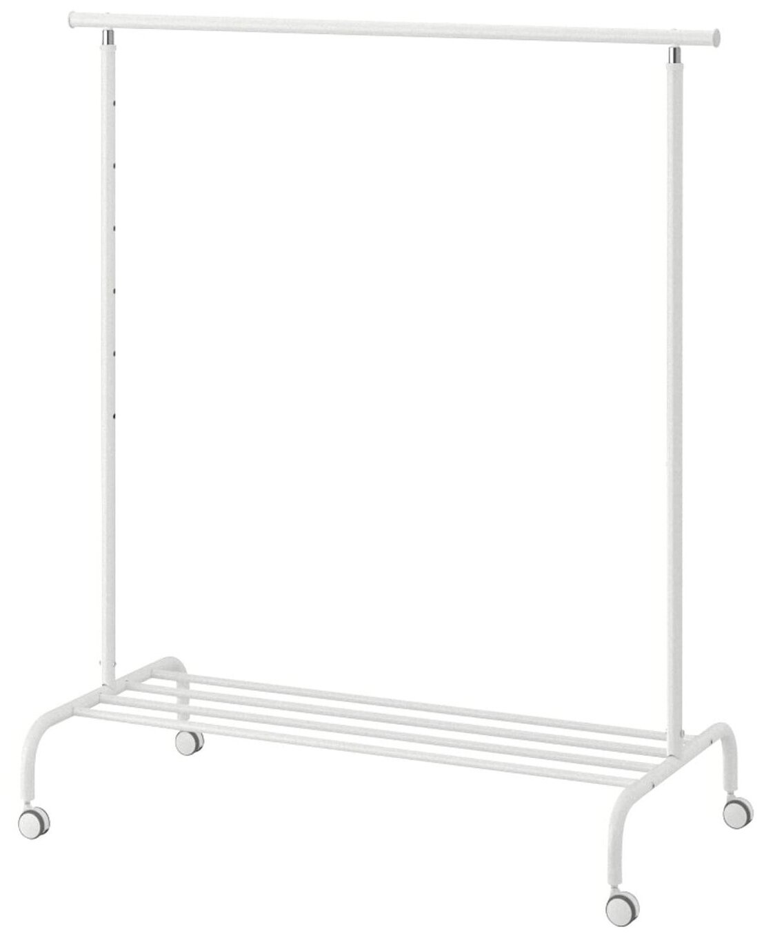 Напольная вешалка Ригга, цвет белый Ikea 2376257 .