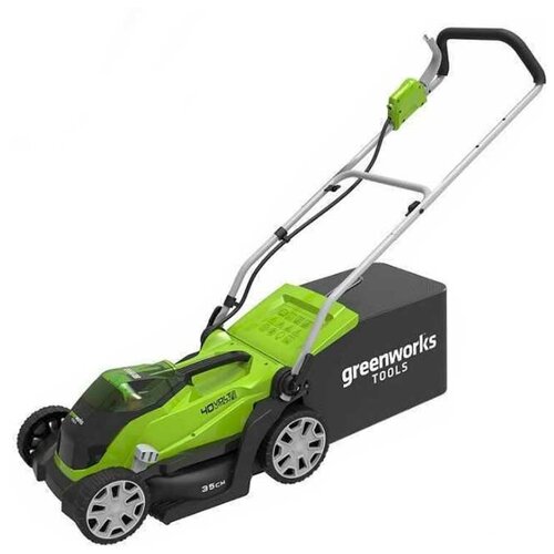 Газонокосилка аккумуляторная Greenworks G40LM35, 40V, 35 см, без АКБ и ЗУ 2501907