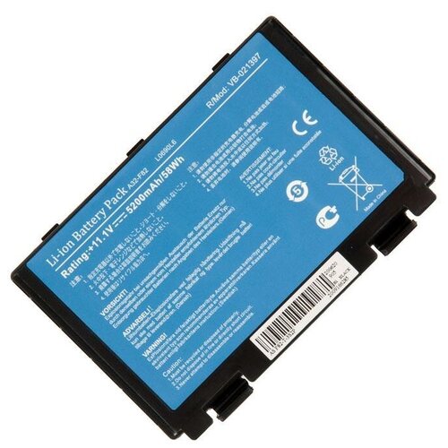 Аккумулятор для ноутбука Asus K40, K50, K70, F82, X5, 5200mAh, 11.1V OEM