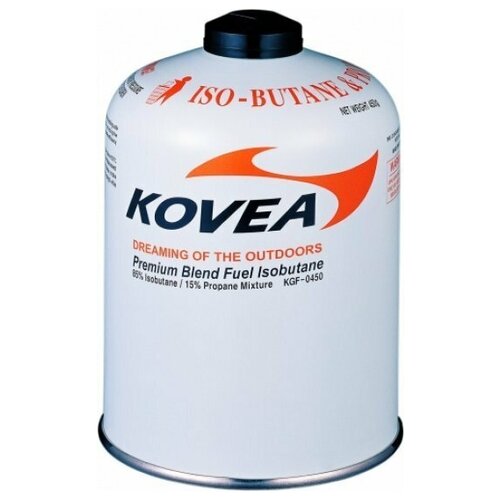 баллон kovea screw type gas 230 g kgf 230 белый Картридж газовый Kovea 450 резьбовой, комплект 4 штуки