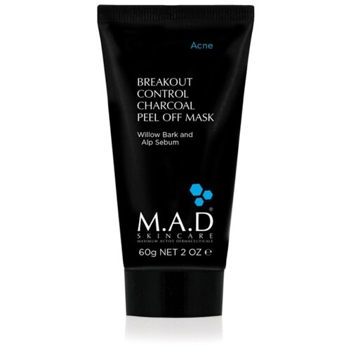 M. A. D. Charcoal Black Peel Off Mask — Отшелушивающая маска-пленка PEEL OFF с углем 60 гр M. A. D Skincare (США)
