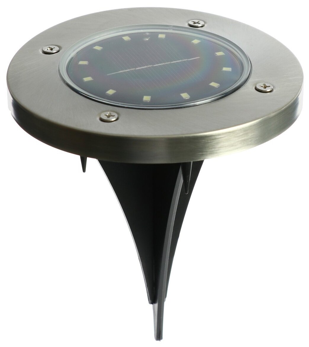 Luazon Lighting светильник грунтовый герметичный светодиодный на солнечной батарее 7322813 светодиодный