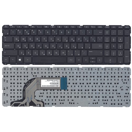 Клавиатура для ноутбука HP Pavilion 15-n005sr черная без рамки