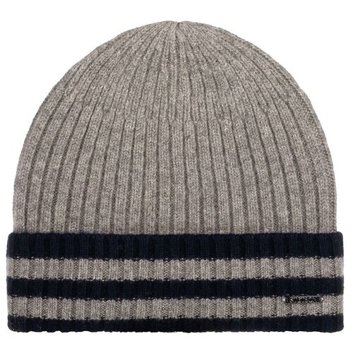 Шапка бини STETSON, размер OneSize, серый шапка obermeyer peoria beanie темно синий