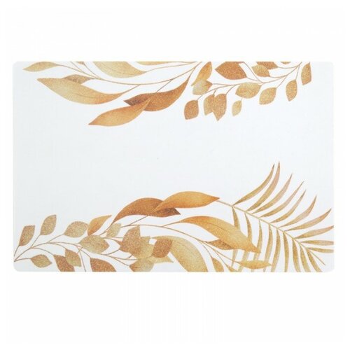 Салфетка индивидуальная Изобилие 43х28 см 4 шт Коричневый 305₽