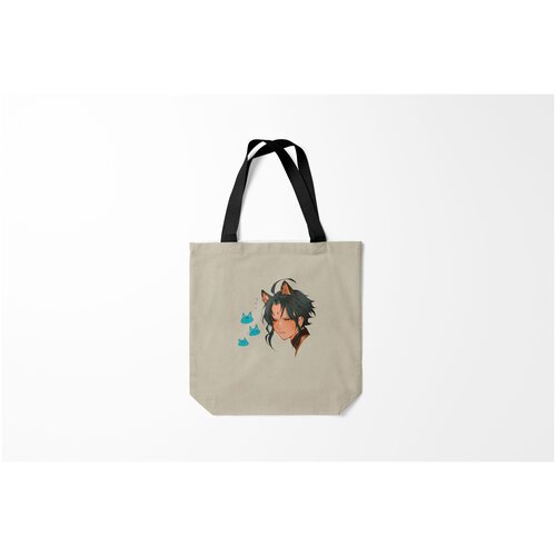 фото Сумка-шоппер / 40х40 см / геймерам / genshin impact сяо из burnettie