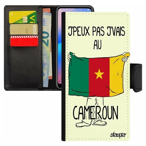 фото Чехол-книжка на смартфон samsung galaxy s8, "еду в камерун" патриот государственный utaupia