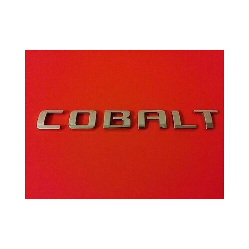 Шильдик / надпись COBALT хром 146х21 мм