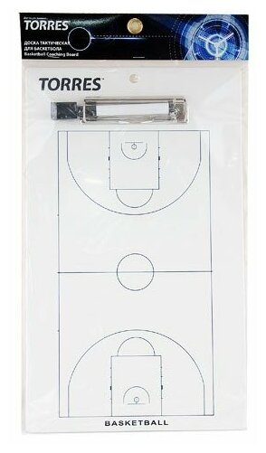 Тактическая доска для баскетбола "TORRES", арт. TR1003B