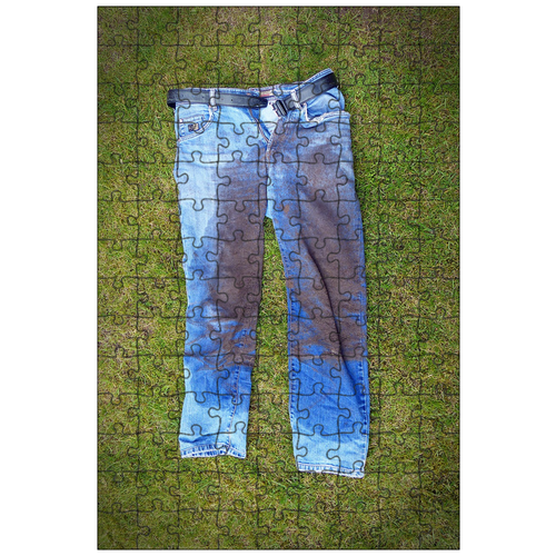 фото Магнитный пазл 27x18см."джинсы, садоводство, время выхода" на холодильник lotsprints