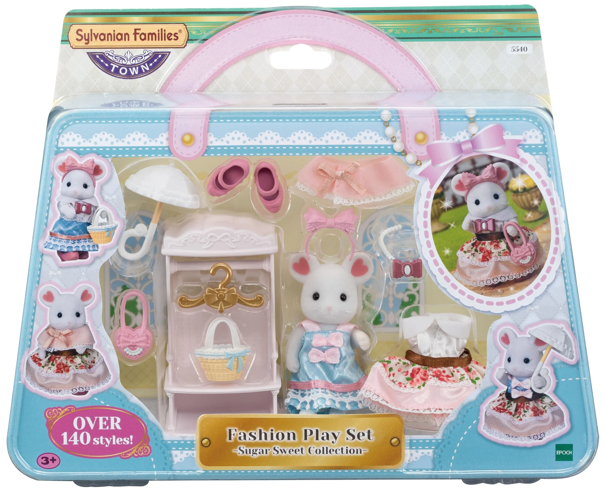 Игровой набор Sylvanian Families Зефирная мышка модница и ее гардероб 5540 - фото №1
