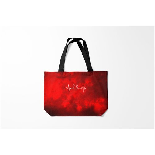 фото Сумка-шоппер / 46х35 см / звери / коты и кошки киса burnettie