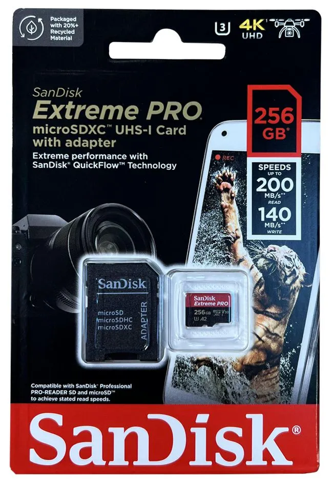 Карта памяти SanDisk Extreme Pro microSDXC Class 10 V30 A2