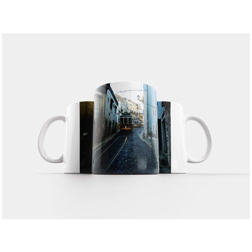 фото Кружка "городок, лиссабон, трамвай" 320 мл lotsprints