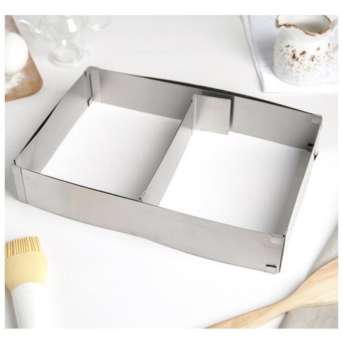 Форма разъёмная для выпечки кексов и тортов с регулировкой. Размер: 15*25, 27*48 см